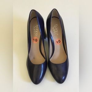 Franco Sarto Black Purple Heel Pumps Sz 10
